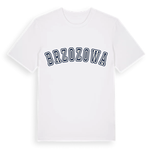 Brzozowa college t-shirt – ekologisk bomull t-shirt från Pinshirt