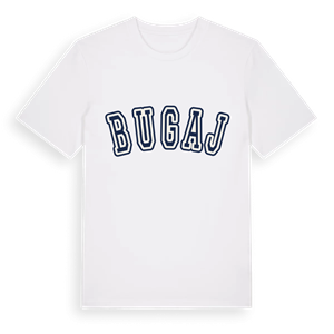 Bugaj college t-shirt – ekologisk bomull t-shirt från Pinshirt