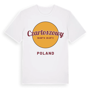 Czartoszowy cirkel t-shirt – ekologisk bomull t-shirt från Pinshirt