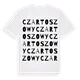 Czartoszowy ordlek t-shirt