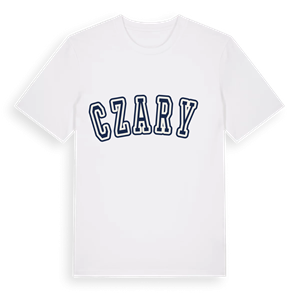 Czaryż college t-shirt – ekologisk bomull t-shirt från Pinshirt