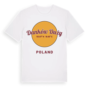 Danków Duży cirkel t-shirt – ekologisk bomull t-shirt från Pinshirt