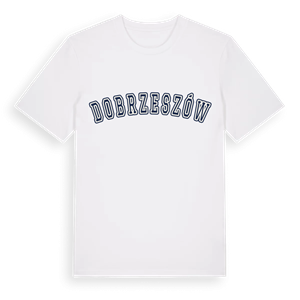 Dobrzeszów college t-shirt – ekologisk bomull t-shirt från Pinshirt