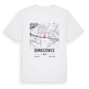 Domaszowice karta t-shirt – ekologisk bomull t-shirt från PinShirt