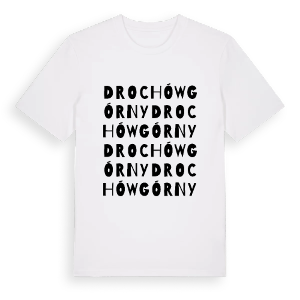 Drochów Górny ordlek t-shirt – ekologisk bomull t-shirt från Pinshirt
