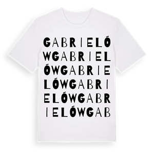 Gabrielów ordlek t-shirt – ekologisk bomull t-shirt från Pinshirt