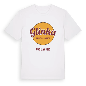 Glinka cirkel t-shirt – ekologisk bomull t-shirt från Pinshirt