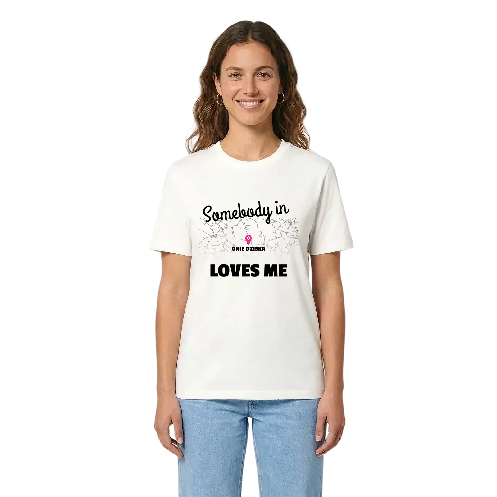 Någon i Gnieździska älskar mig t-shirt – White, i miljö