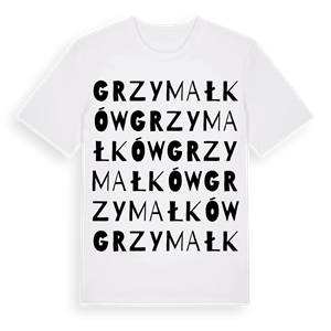 Grzymałków ordlek t-shirt – ekologisk bomull t-shirt från Pinshirt