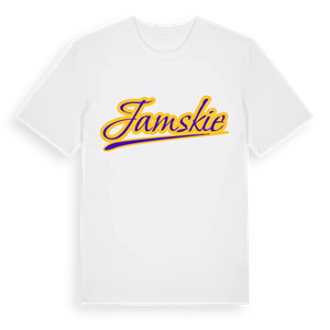 Jamskie baseball t-shirt – ekologisk bomull t-shirt från Pinshirt
