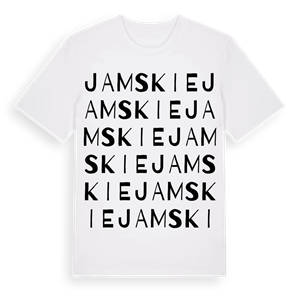 Jamskie ordlek t-shirt – ekologisk bomull t-shirt från Pinshirt