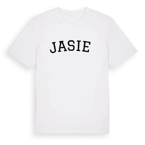 Jasień böjd t-shirt – ekologisk bomull t-shirt från Pinshirt