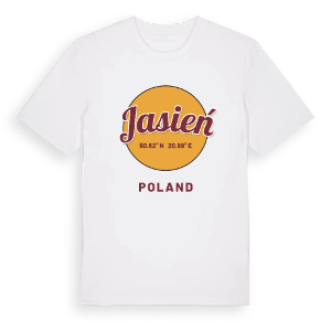 Jasień cirkel t-shirt – ekologisk bomull t-shirt från Pinshirt