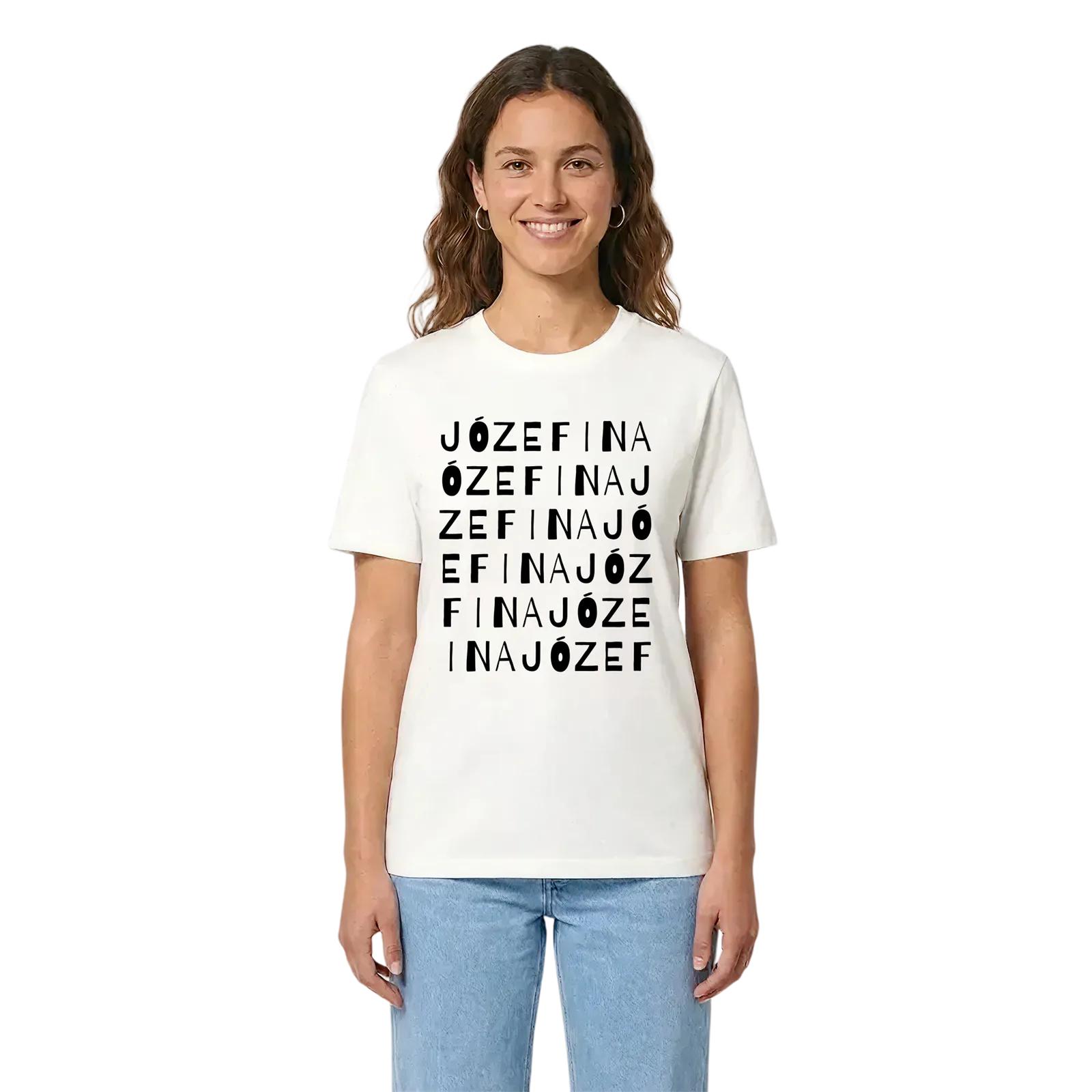 Józefina ordlek t-shirt – White, i miljö