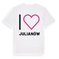 Jag älskar Julianów t-shirt stort tryck