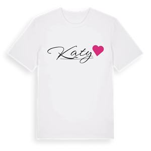 Kąty hjärta t-shirt – ekologisk bomull t-shirt från Pinshirt