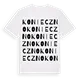 Konieczno ordlek t-shirt