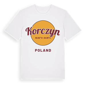 Korczyn cirkel t-shirt – ekologisk bomull t-shirt från Pinshirt