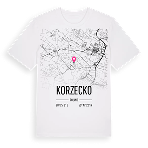 Korzecko karta t-shirt – ekologisk bomull t-shirt från Pinshirt