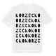 Korzecko ordlek t-shirt