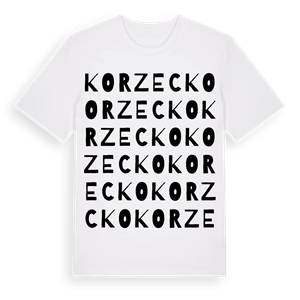 Korzecko ordlek t-shirt – ekologisk bomull t-shirt från Pinshirt