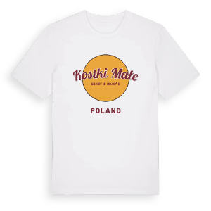 Kostki Małe cirkel t-shirt – ekologisk bomull t-shirt från Pinshirt