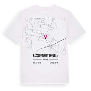 Kostomłoty Drugie karta t-shirt – ekologisk bomull t-shirt från Pinshirt