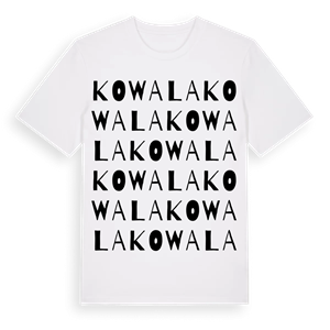 Kowala ordlek t-shirt – ekologisk bomull t-shirt från Pinshirt
