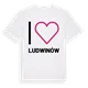 Jag älskar Ludwinów t-shirt stort tryck