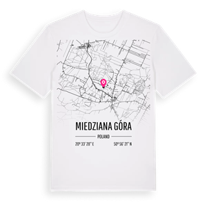 Miedziana Góra karta t-shirt – ekologisk bomull t-shirt från Pinshirt