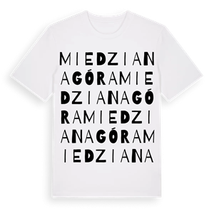 Miedziana Góra ordlek t-shirt – ekologisk bomull t-shirt från Pinshirt