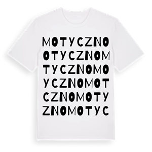 Motyczno ordlek t-shirt – ekologisk bomull t-shirt från Pinshirt