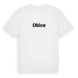 Obice fetstil t-shirt – ekologisk bomull t-shirt från Pinshirt