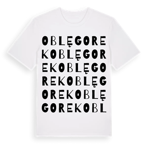 Oblęgorek ordlek t-shirt – ekologisk bomull t-shirt från Pinshirt