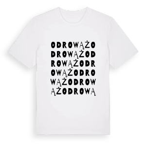 Odrowąż ordlek t-shirt – ekologisk bomull t-shirt från Pinshirt