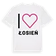 Jag älskar Łosień t-shirt stort tryck