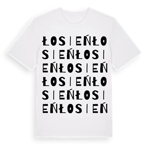Łosień ordlek t-shirt – ekologisk bomull t-shirt från Pinshirt