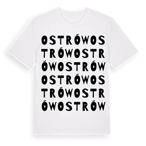Ostrów ordlek t-shirt – ekologisk bomull t-shirt från Pinshirt