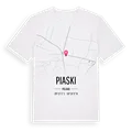 Piaski karta t-shirt