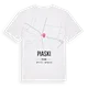 Piaski karta t-shirt