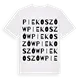 Piekoszów ordlek t-shirt