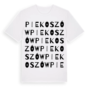 Piekoszów ordlek t-shirt – ekologisk bomull t-shirt från Pinshirt