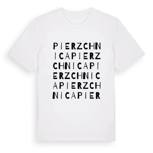 Pierzchnica ordlek t-shirt – ekologisk bomull t-shirt från Pinshirt