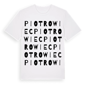 Piotrowiec ordlek t-shirt – ekologisk bomull t-shirt från Pinshirt