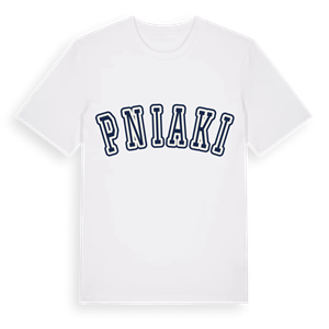 Pniaki college t-shirt – ekologisk bomull t-shirt från Pinshirt