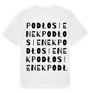 Podłosienek ordlek t-shirt – ekologisk bomull t-shirt från Pinshirt
