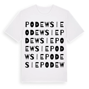 Podewsie ordlek t-shirt – ekologisk bomull t-shirt från Pinshirt