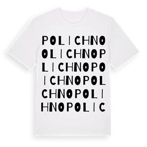 Polichno ordlek t-shirt – ekologisk bomull t-shirt från Pinshirt