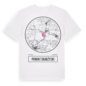powiat skarżyski t-shirt – ekologisk bomull t-shirt från Pinshirt
