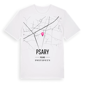 Psary karta t-shirt – ekologisk bomull t-shirt från Pinshirt